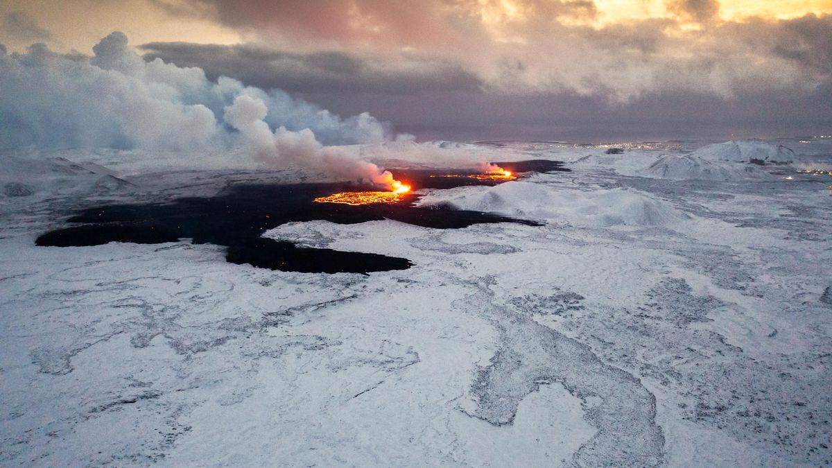Nové snímky z Islandu: Erupce slábne, i tak může trvat měsíce